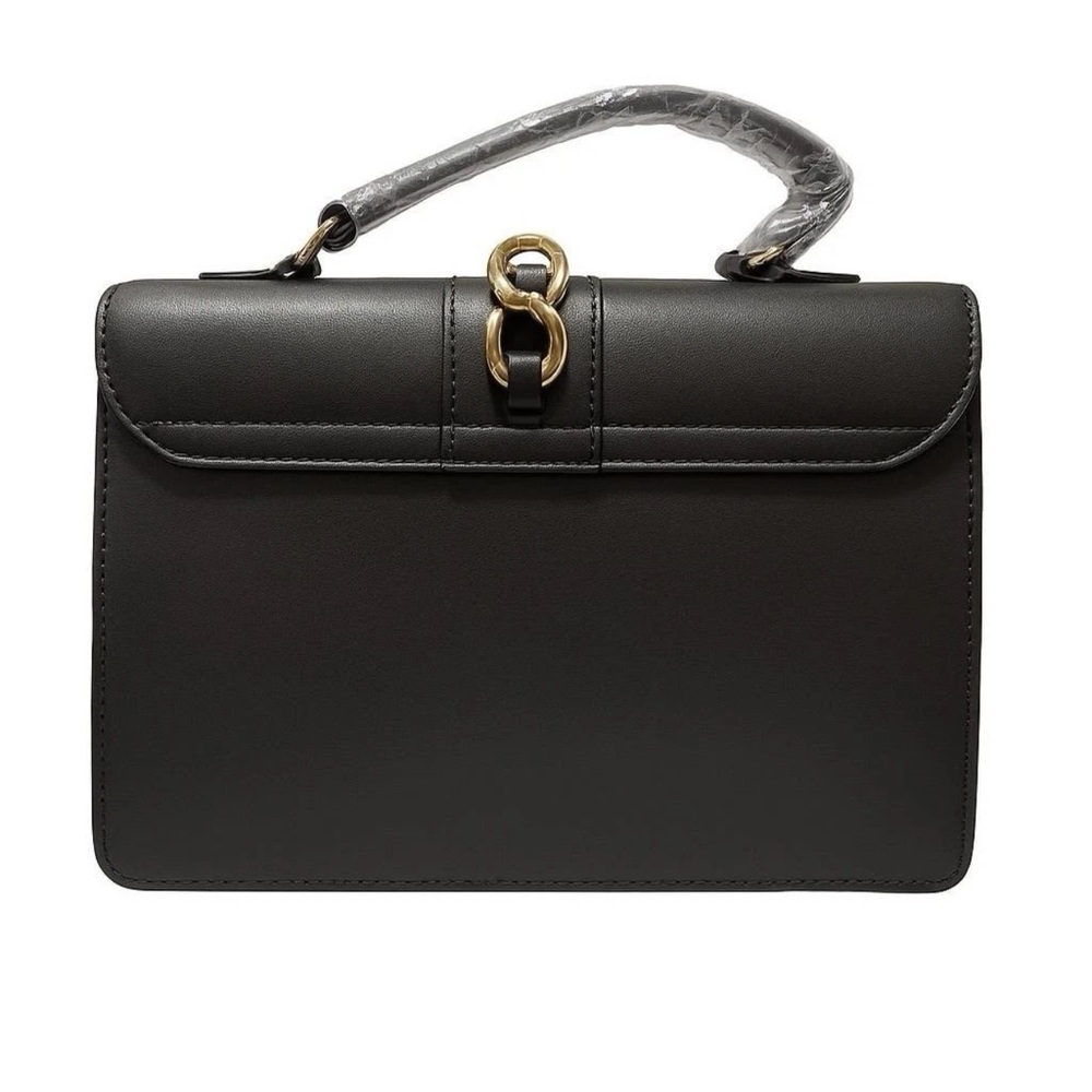 Badgley Mischka Plain Grain & Studded Satchel w/Optional Shoulder Strap NWT $149 - Picture 6 of 9